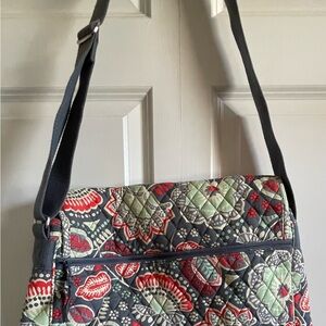 Vera Bradley Nomadic Floral messenger bag.